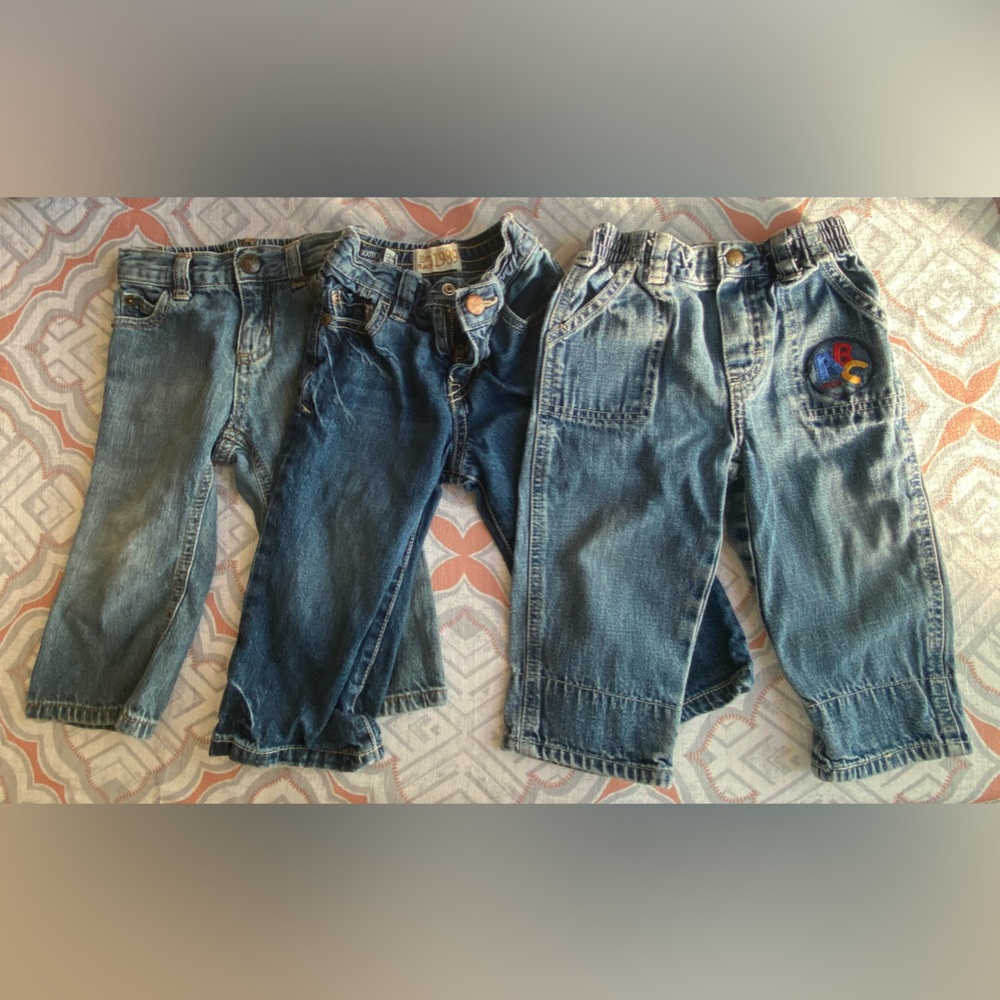 3 SET baby jeans  12M